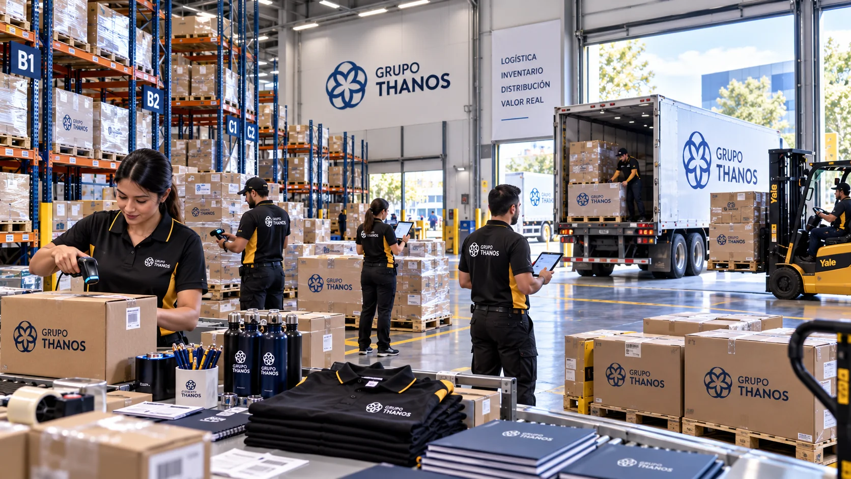 Operación y coordinación logística de Grupo Thanos